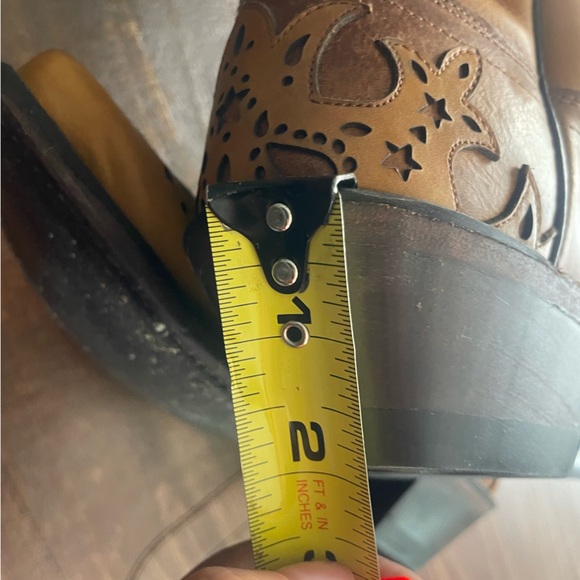 Cavendars old West leather cowgirl boot size 7.5 - Picture 4 of 8